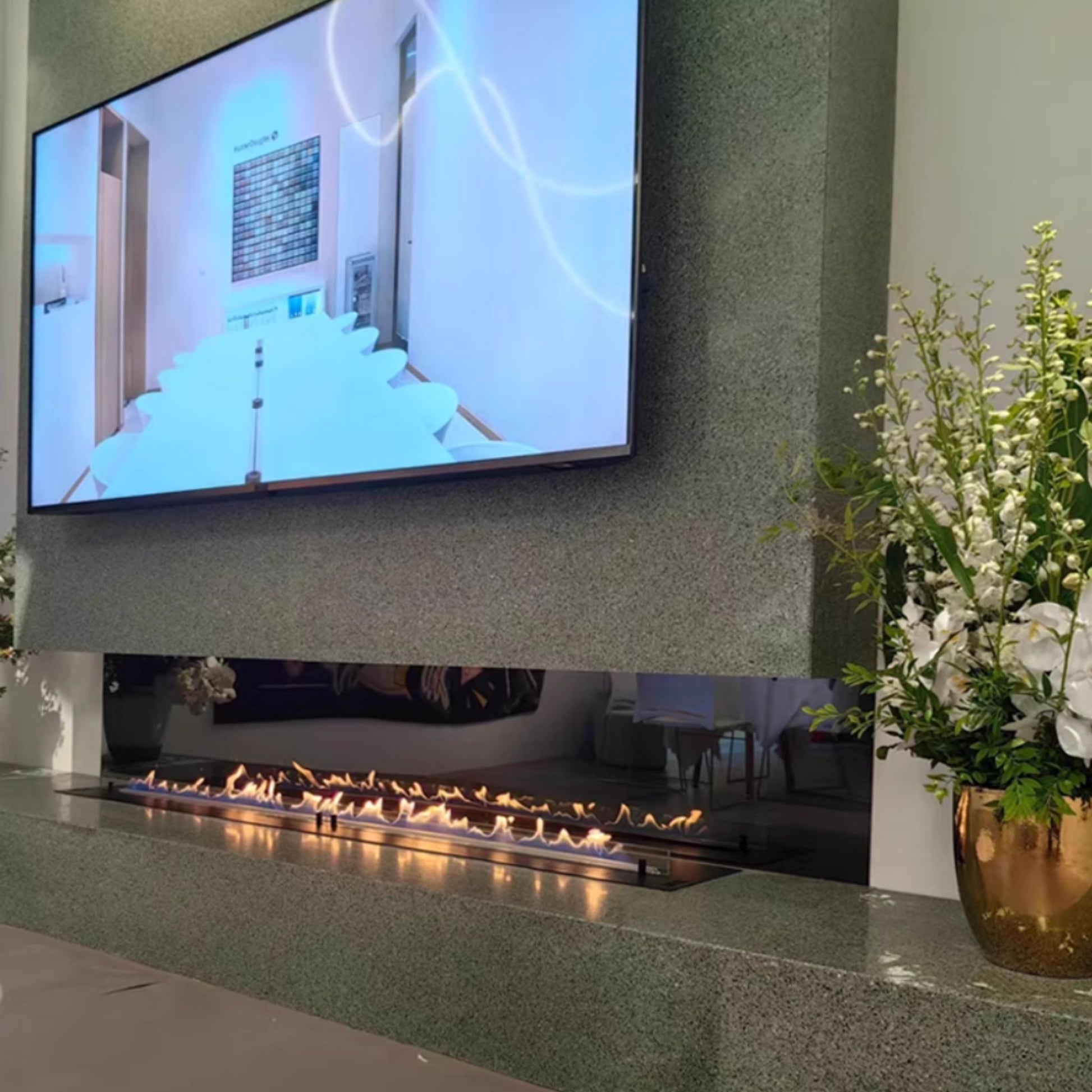 1m Silver Ethanol Burner