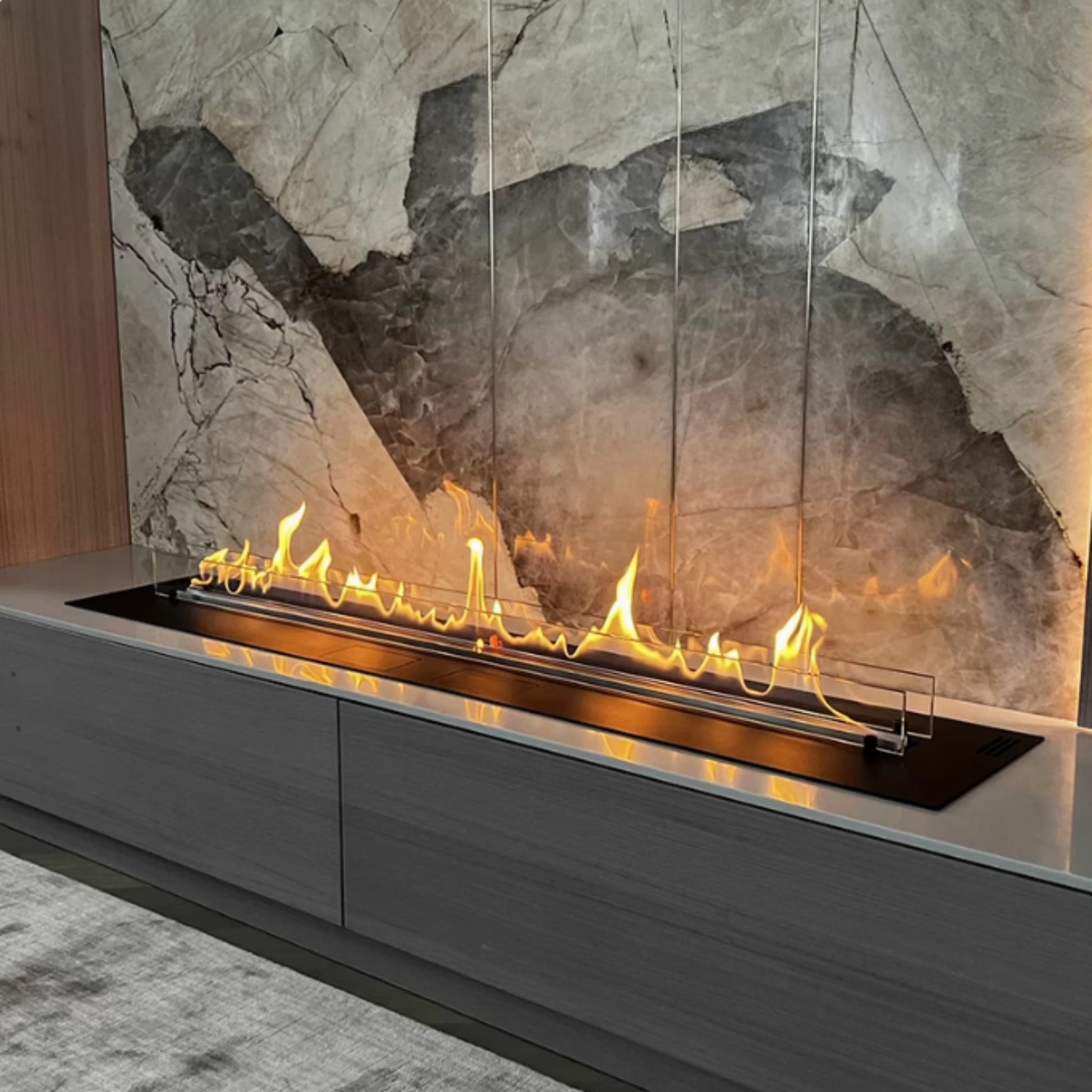 1m Silver Ethanol Burner