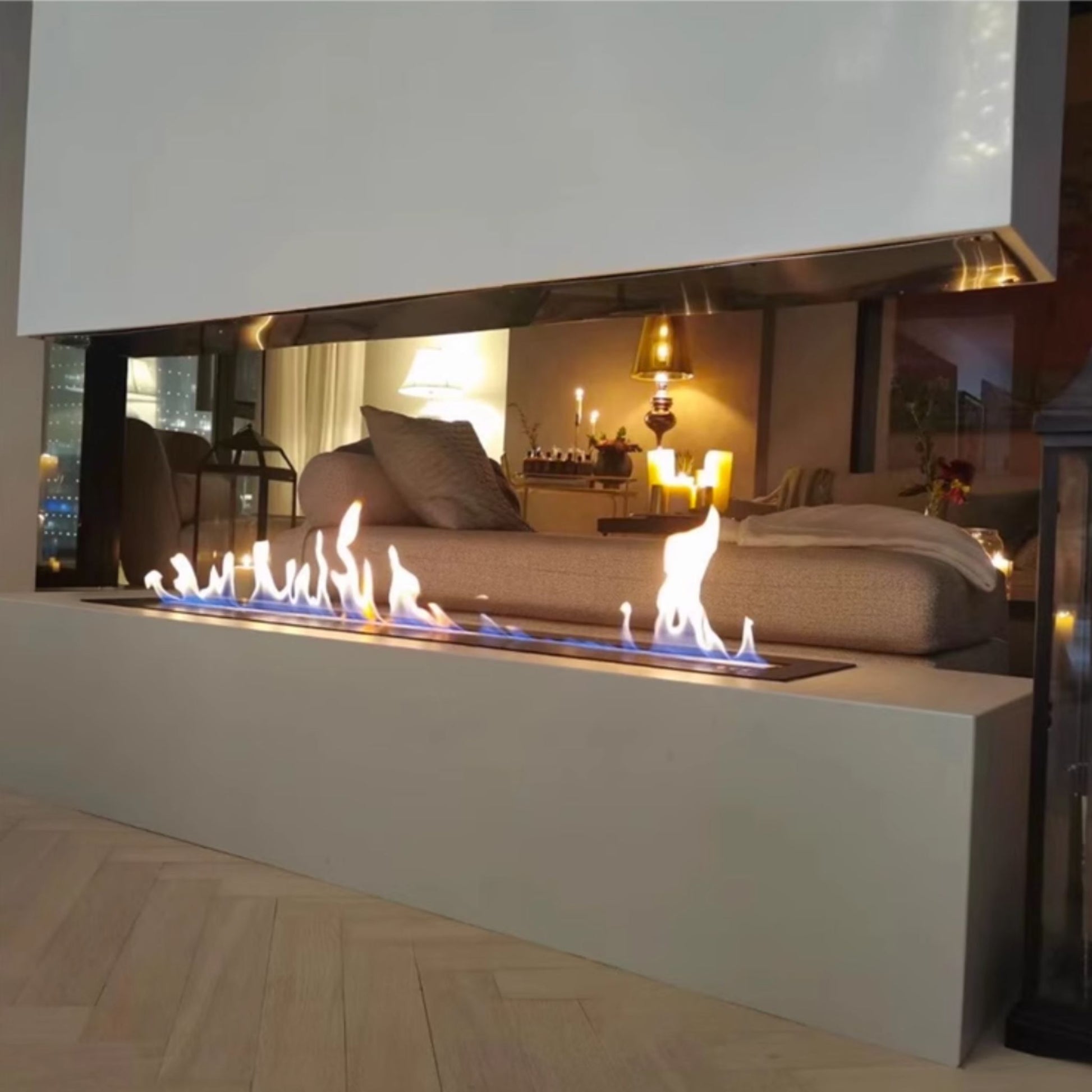 1m Silver Ethanol Burner