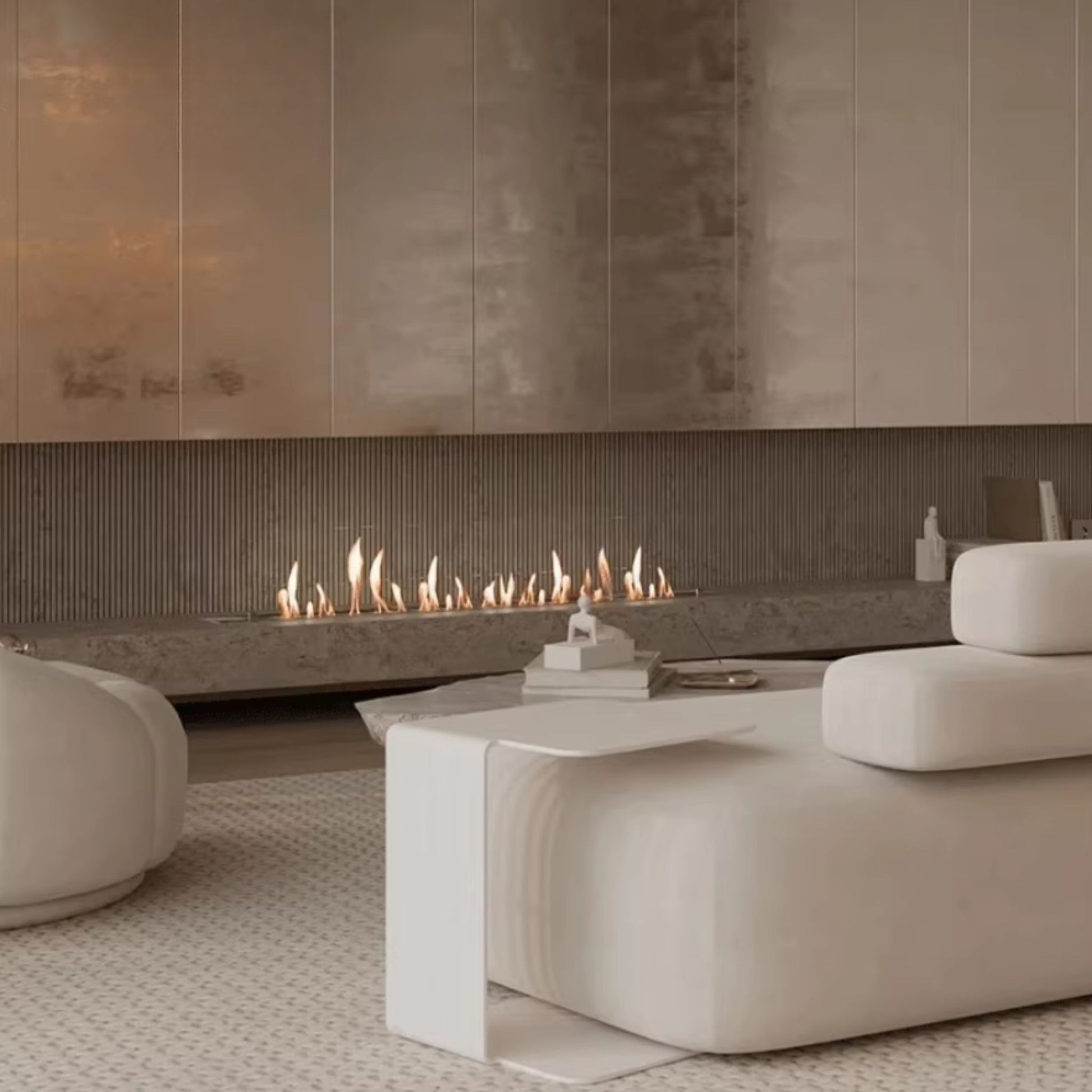 1m Silver Ethanol Burner