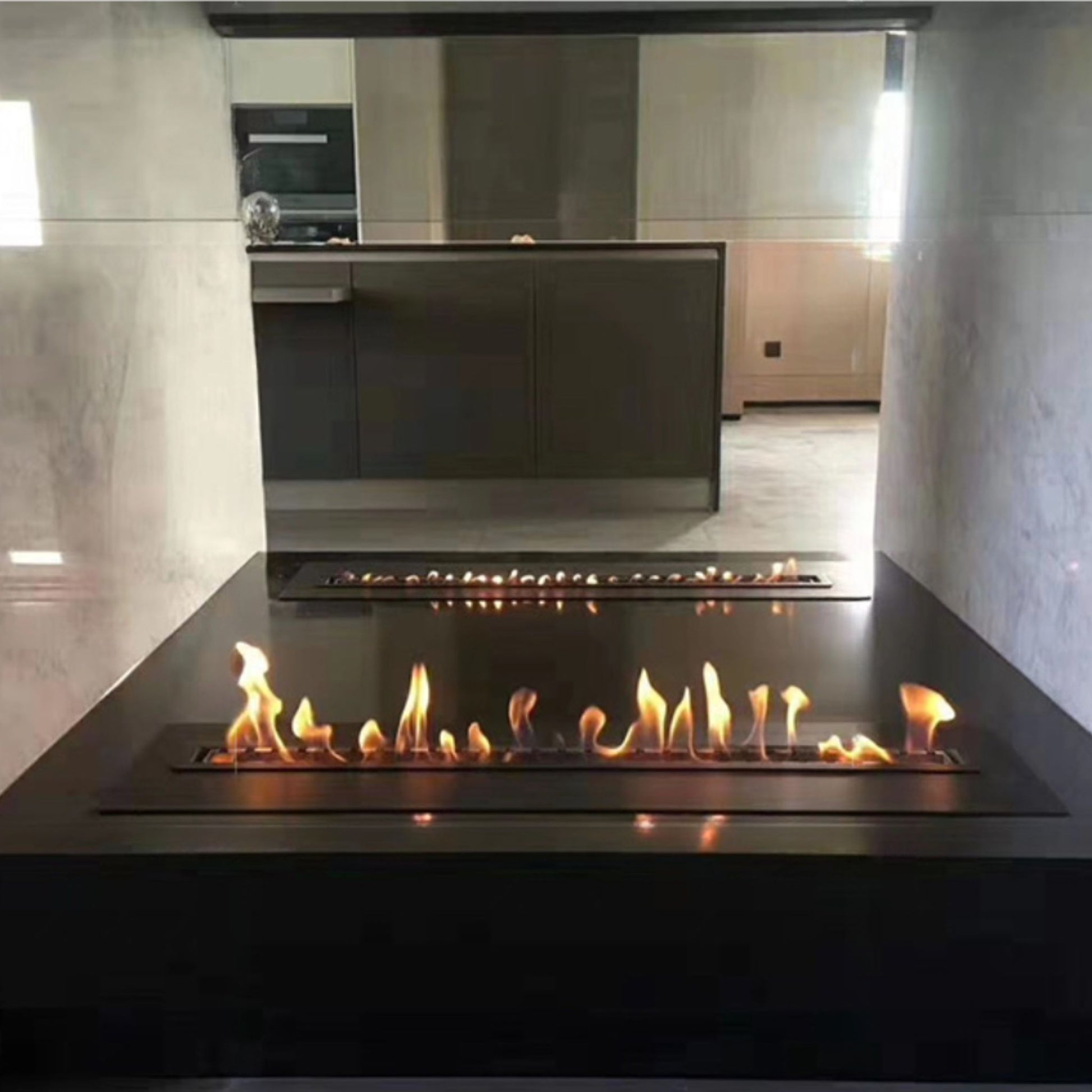 1m Silver Ethanol Burner