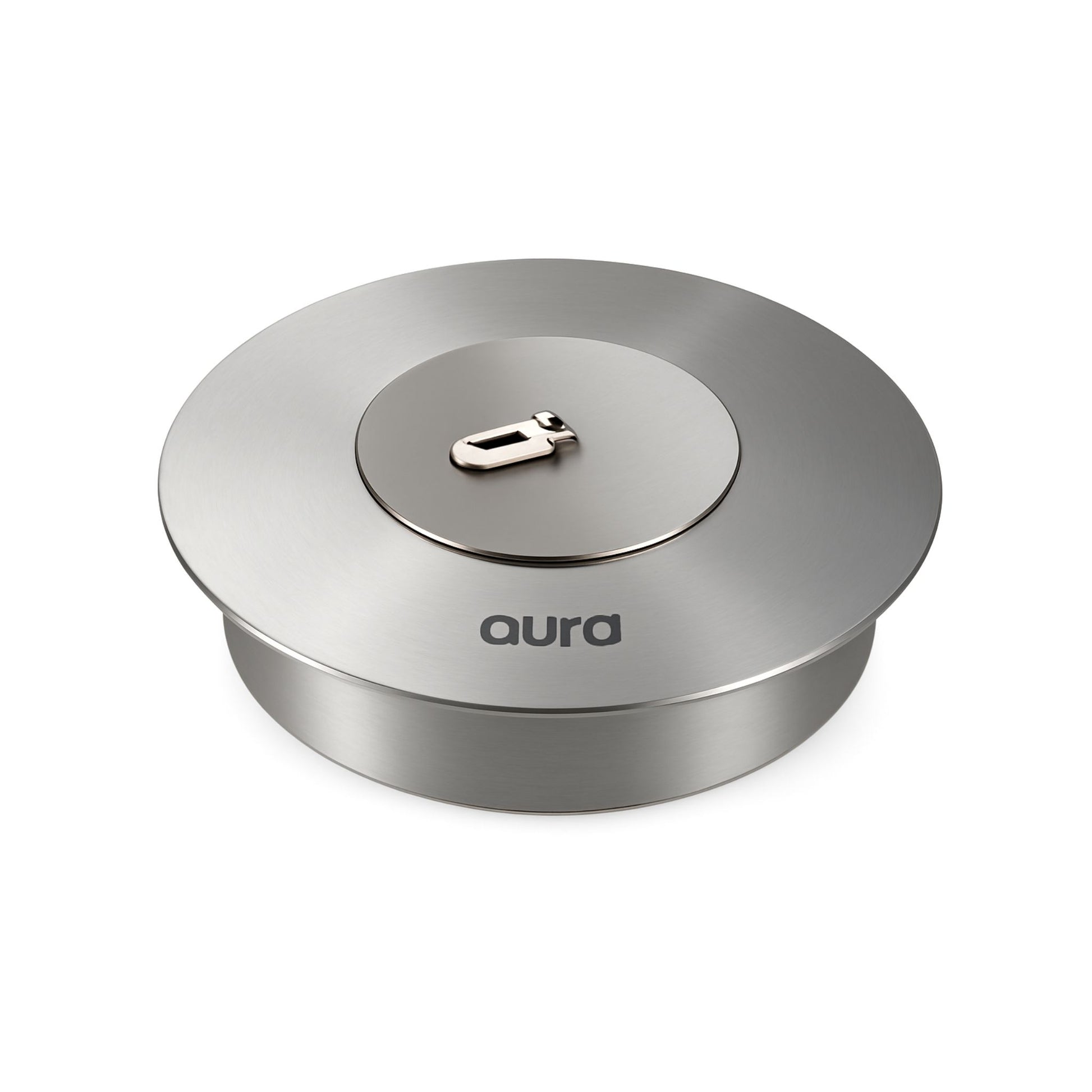 50cm Round Silver Ethanol Burner