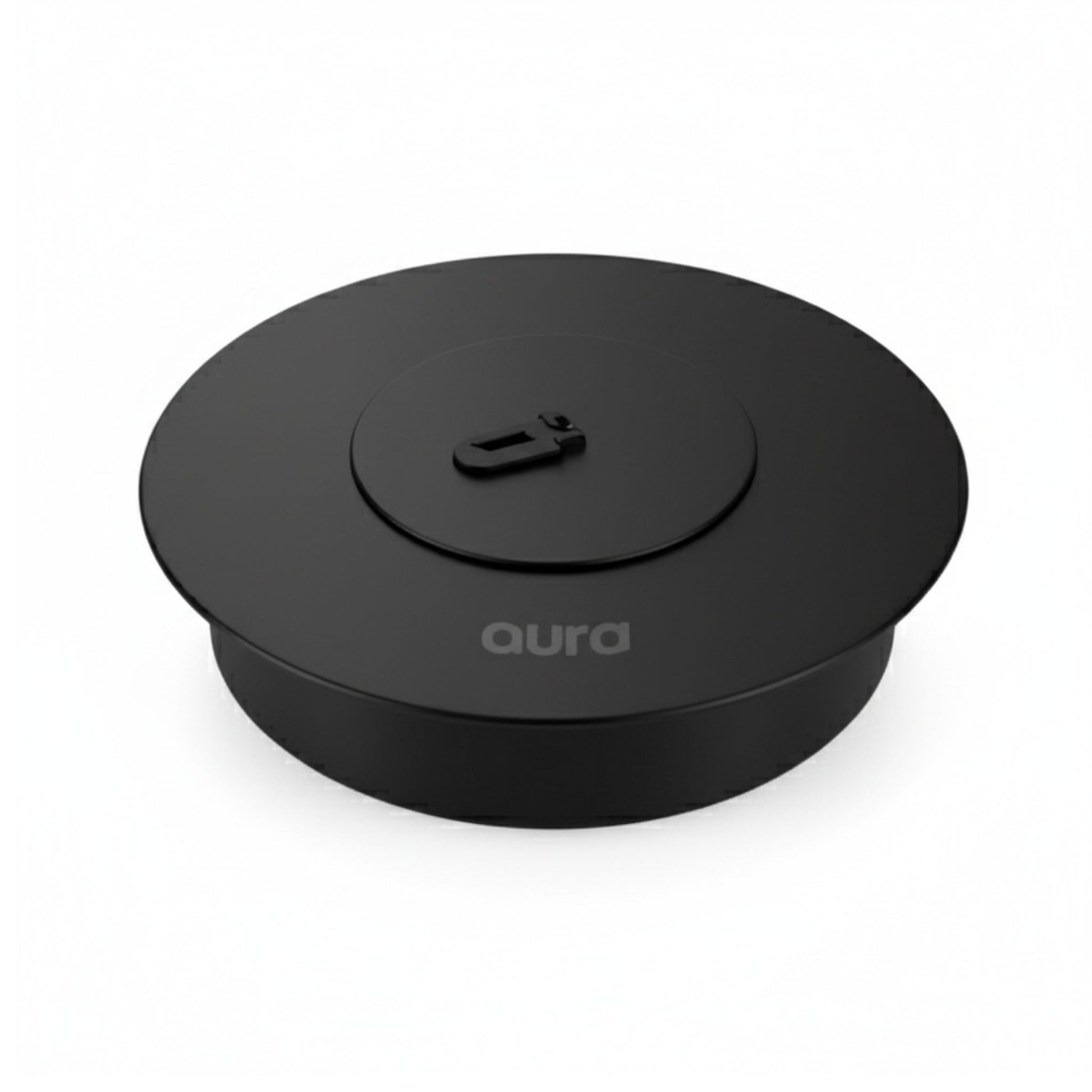60cm Round Black Ethanol Burner