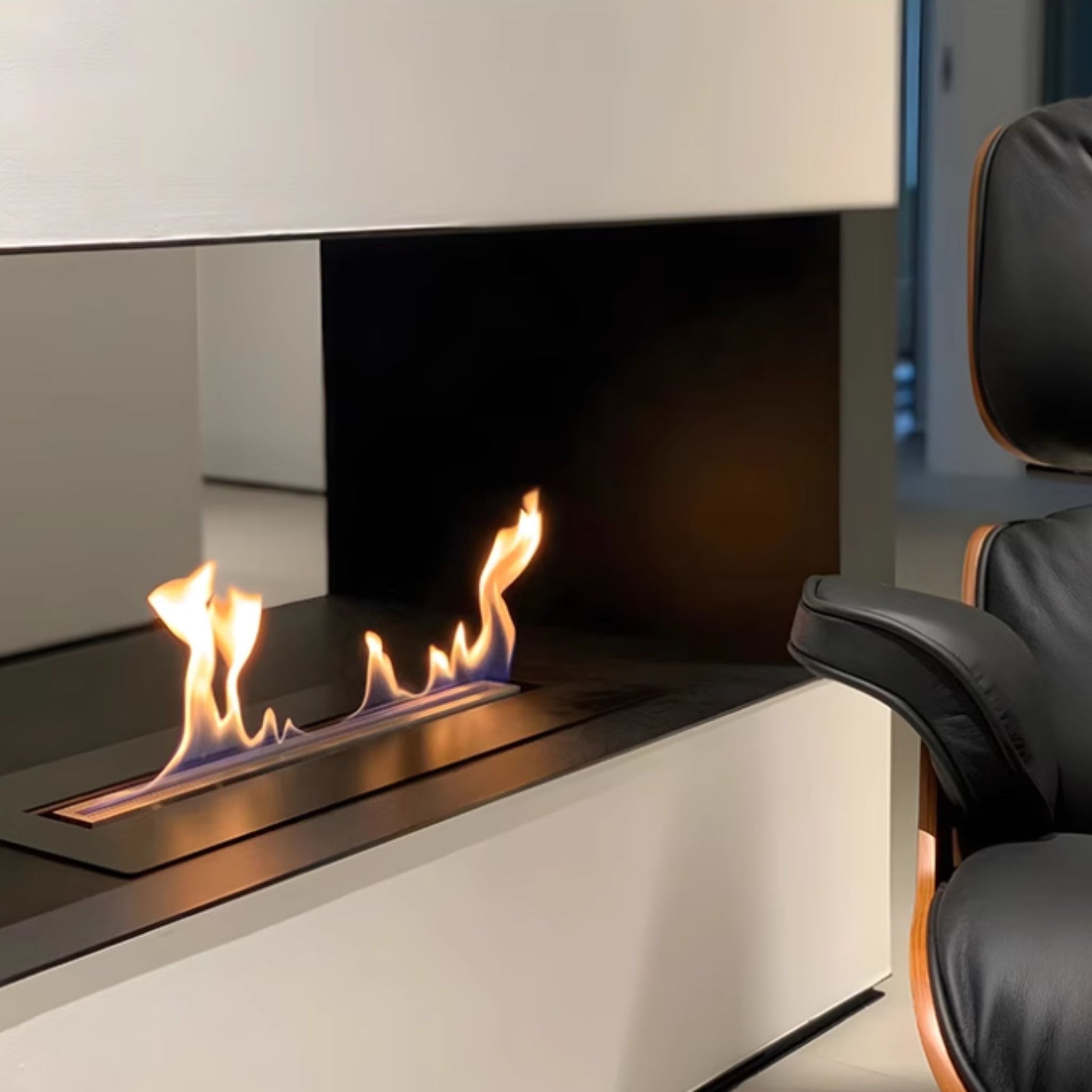 Panorama-View Fireplace Insert