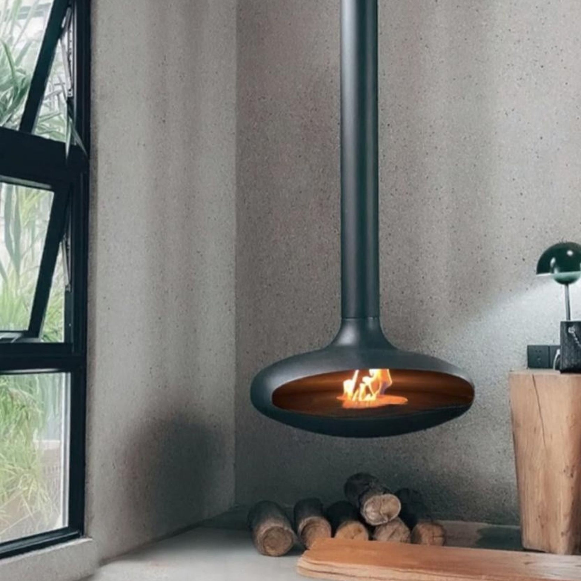 Vittoria Hanging Fireplace