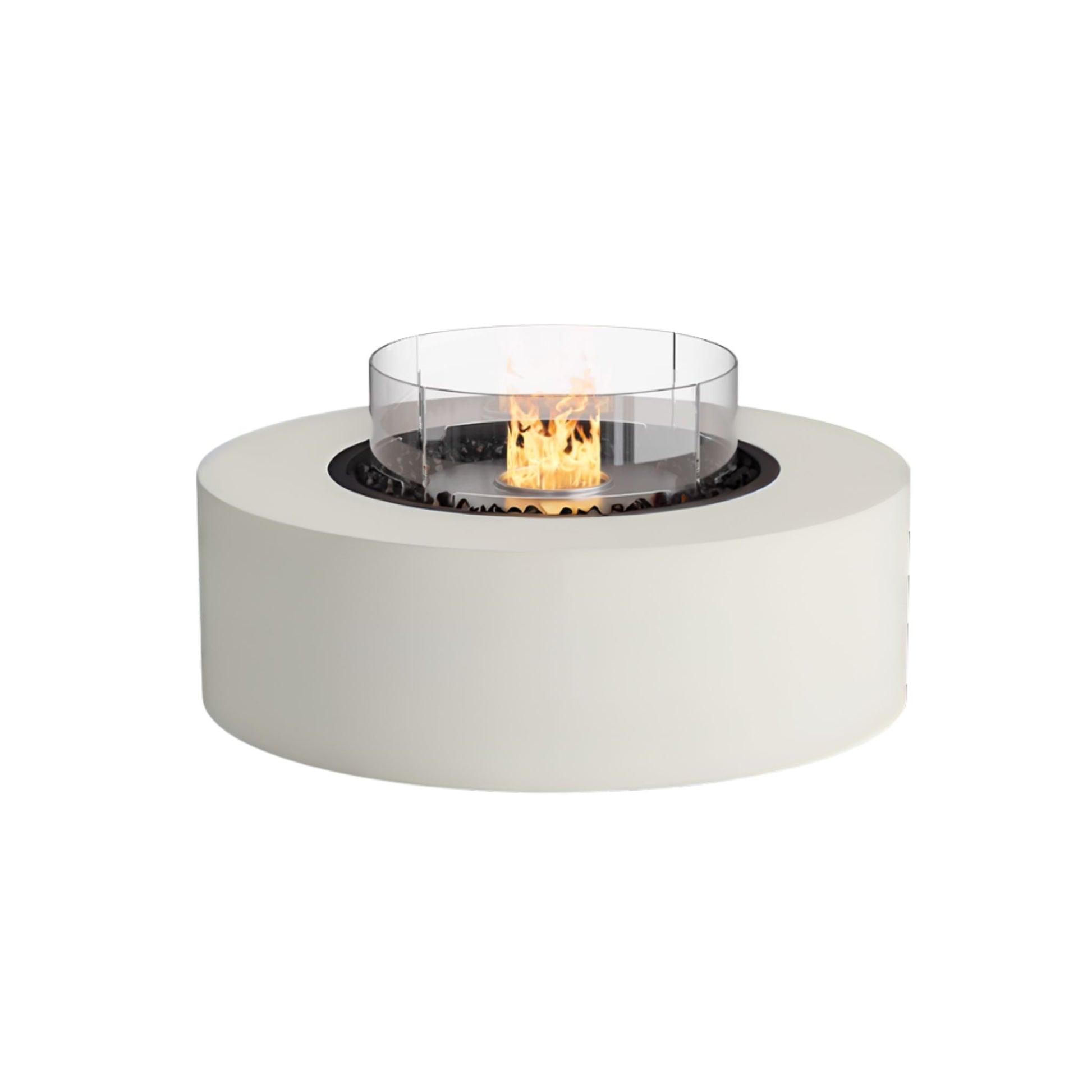 0.8m Oslo Fire Table Black