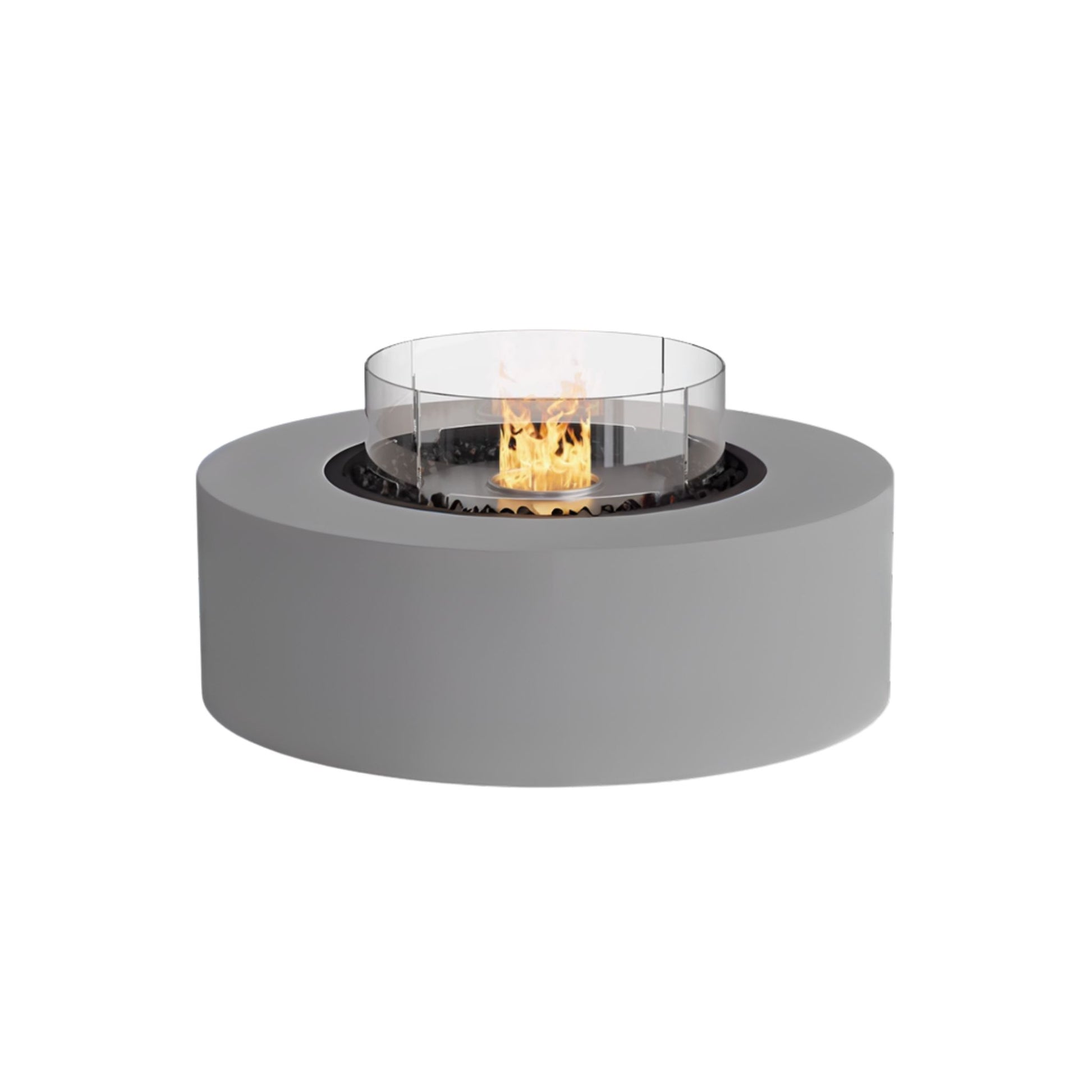 0.8m Oslo Fire Table Black