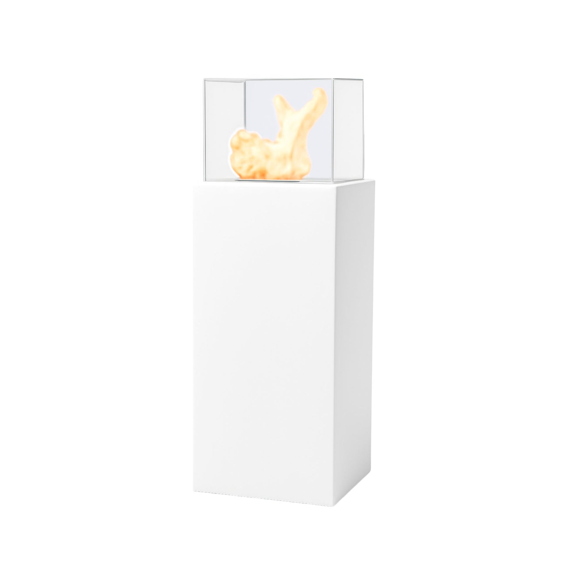Allia Freestanding Fireplace White