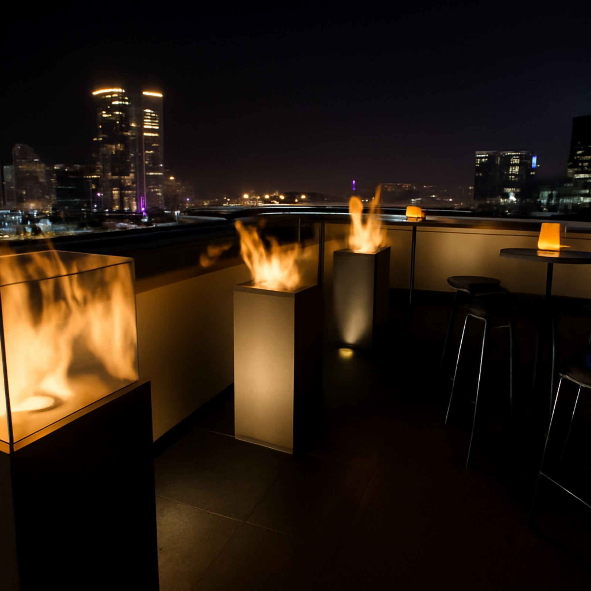 Allia Freestanding Fireplace White