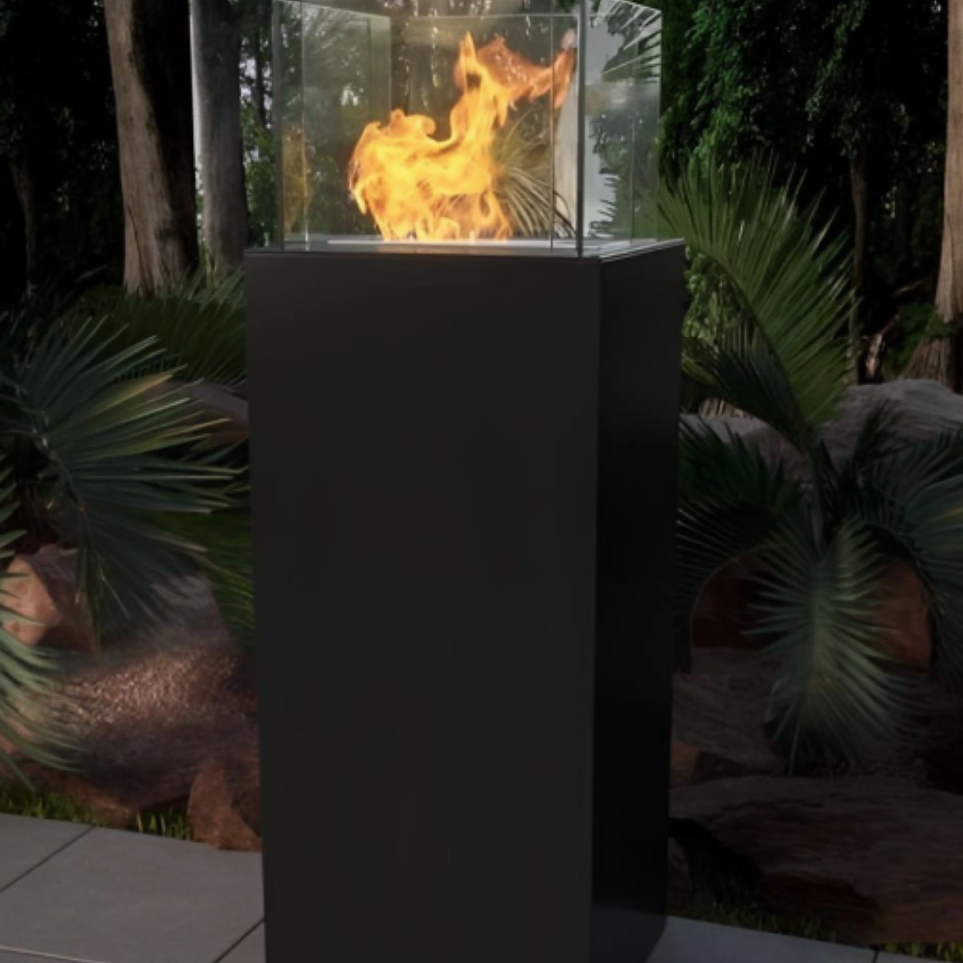 Allia Freestanding Fireplace White