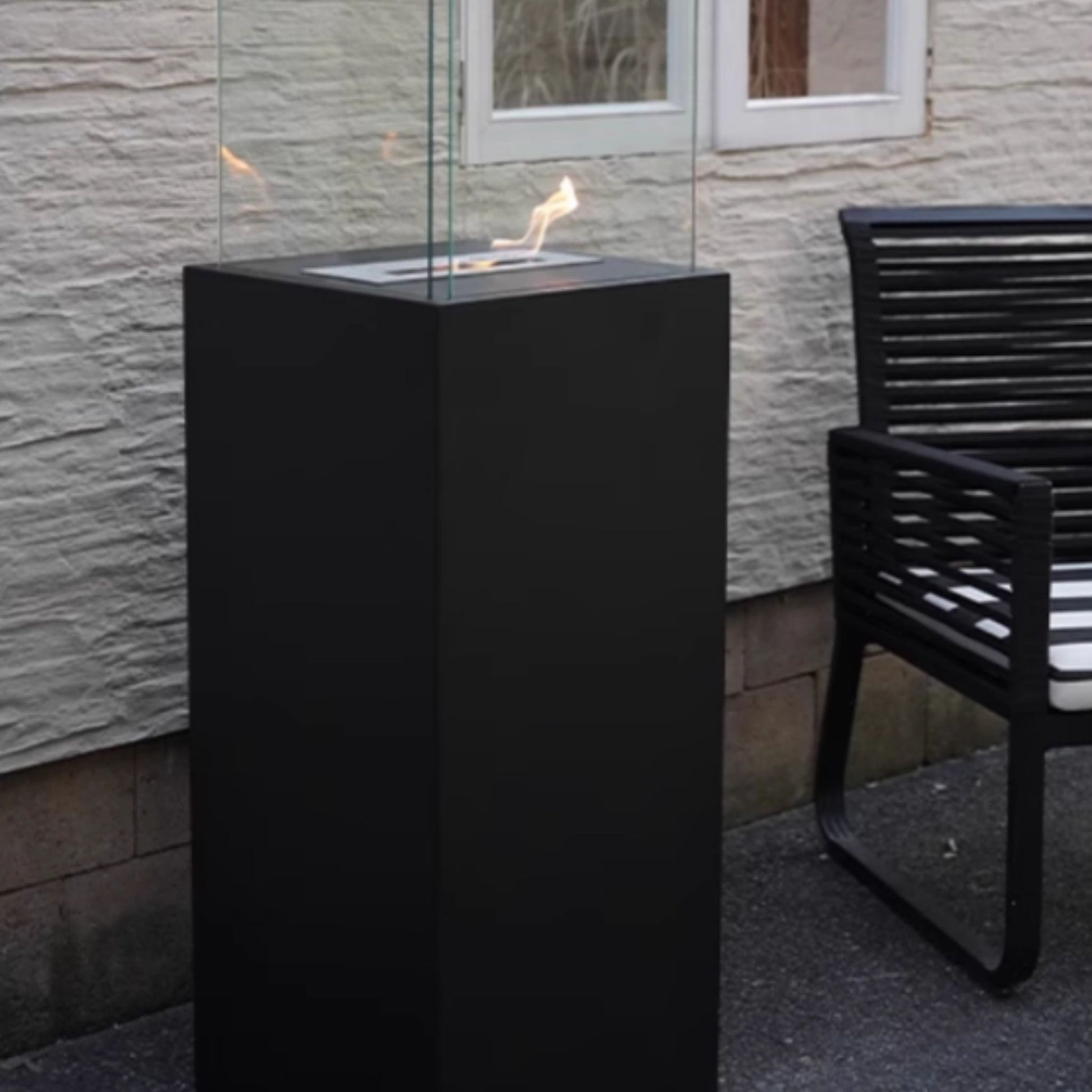 Allia Freestanding Fireplace White