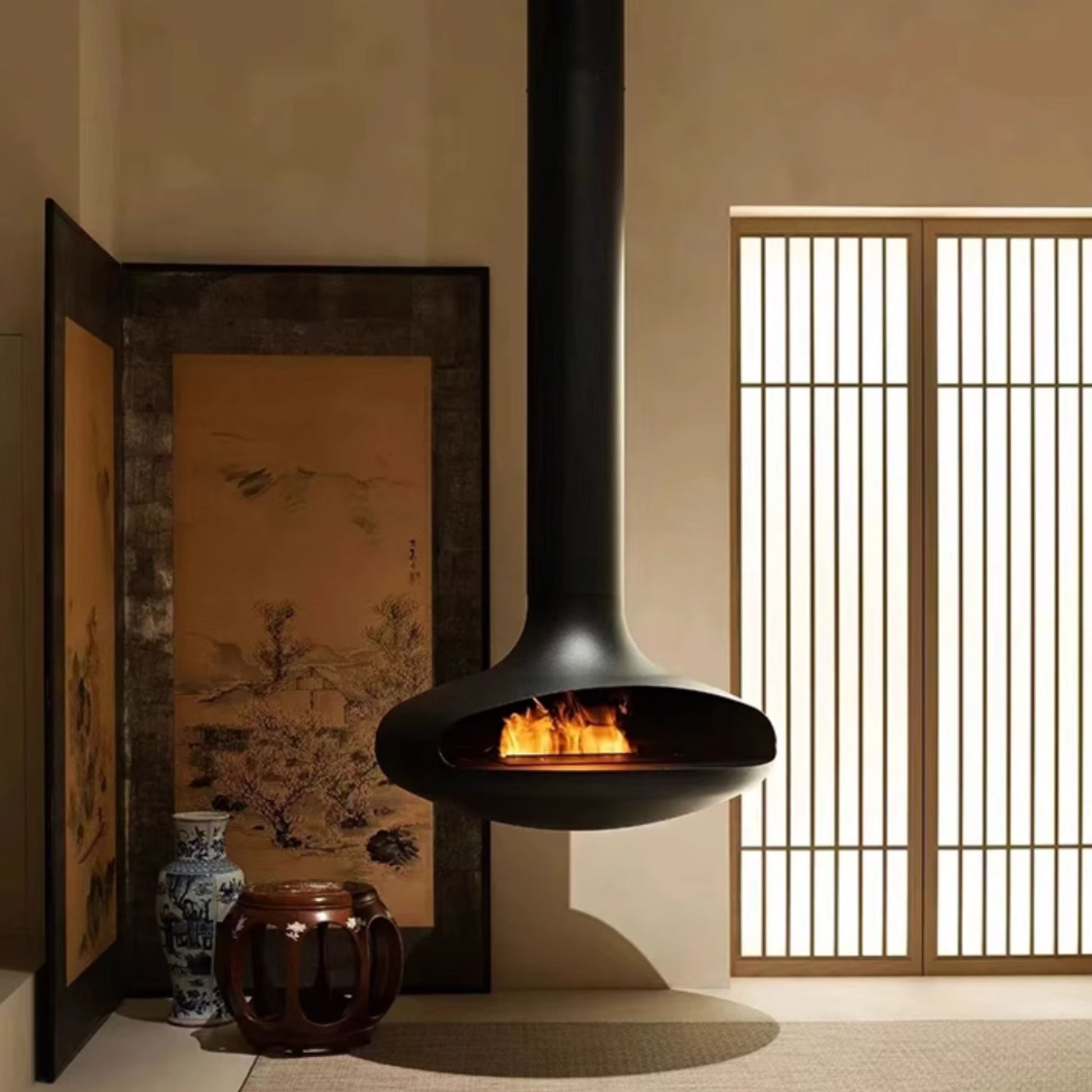 Vittoria Hanging Fireplace