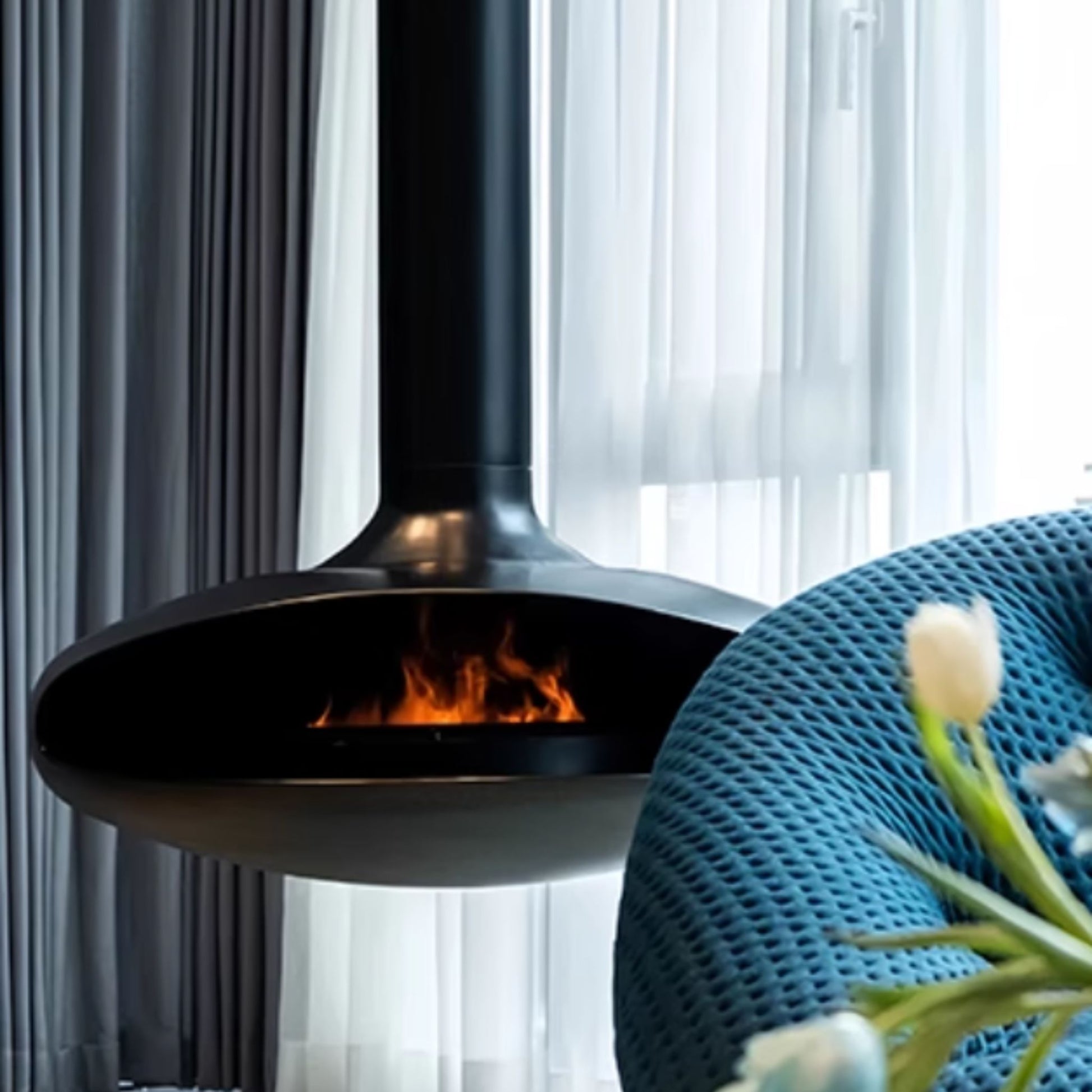 Vittoria Hanging Fireplace