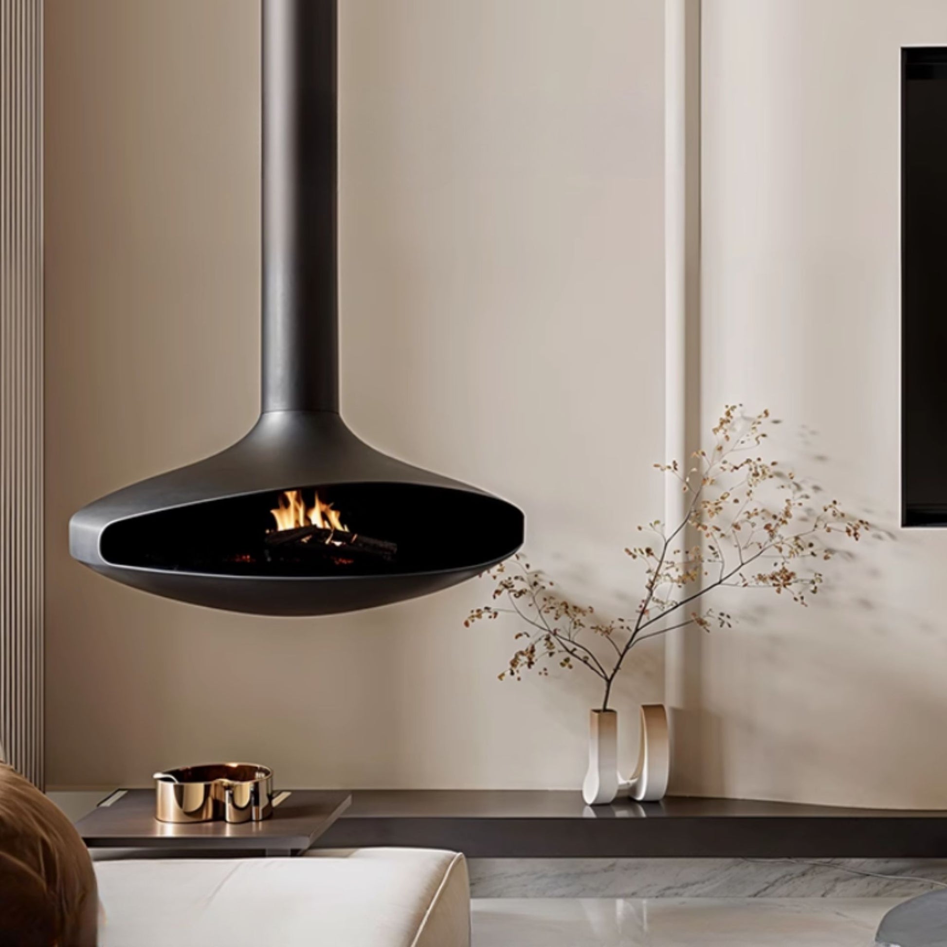 Vittoria Hanging Fireplace