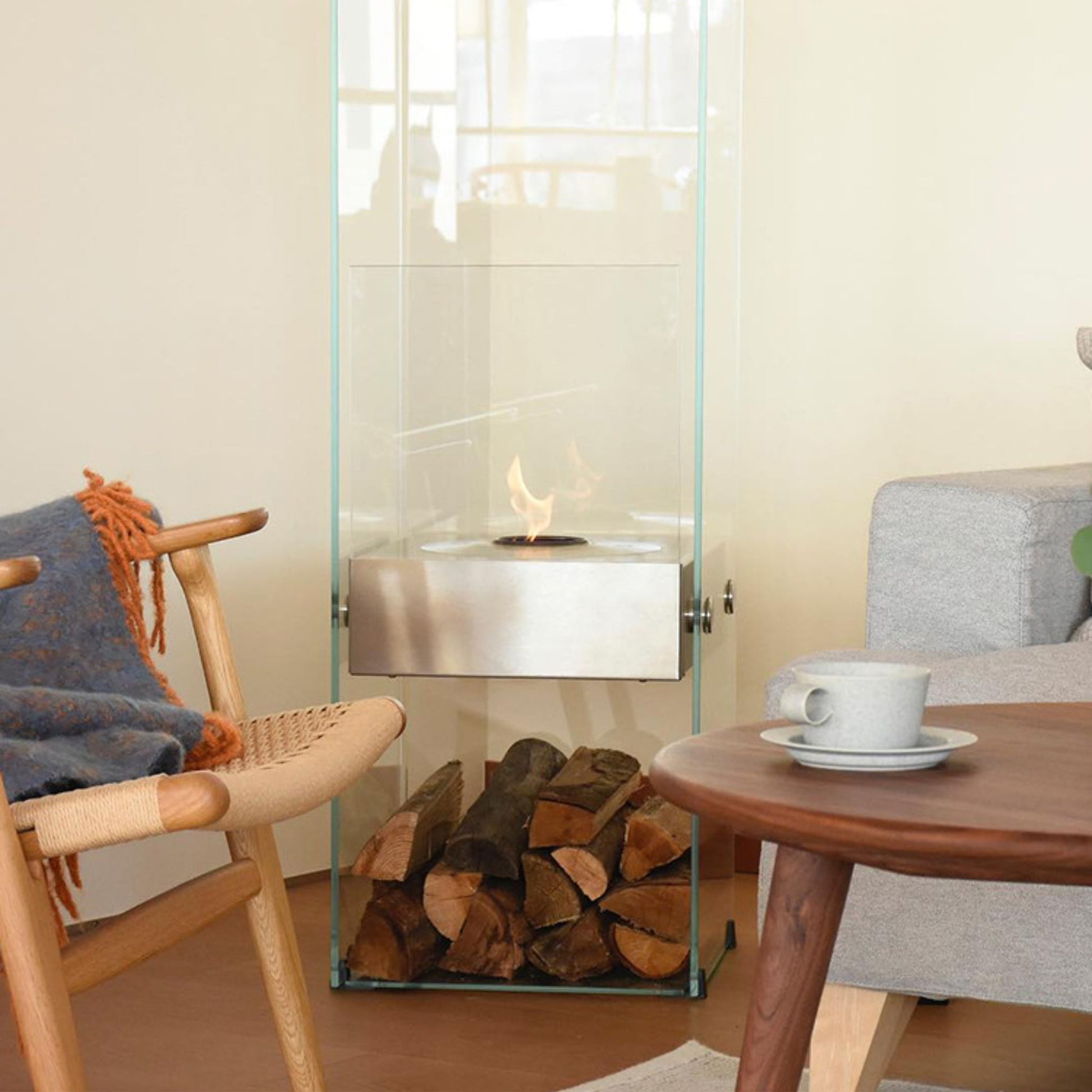 Elba Freestanding Fireplace