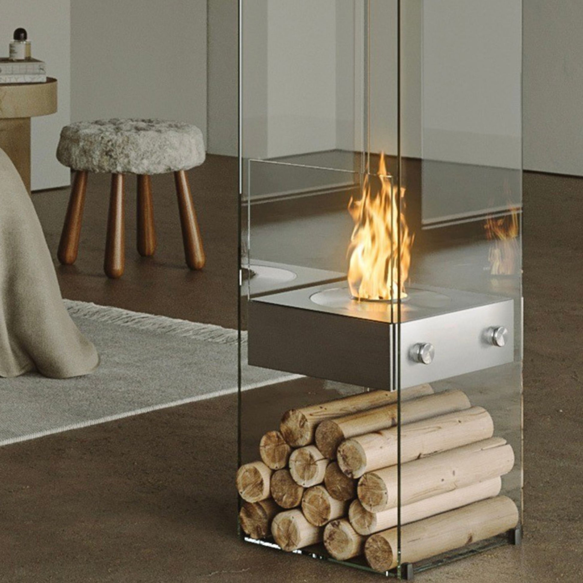 Elba Freestanding Fireplace