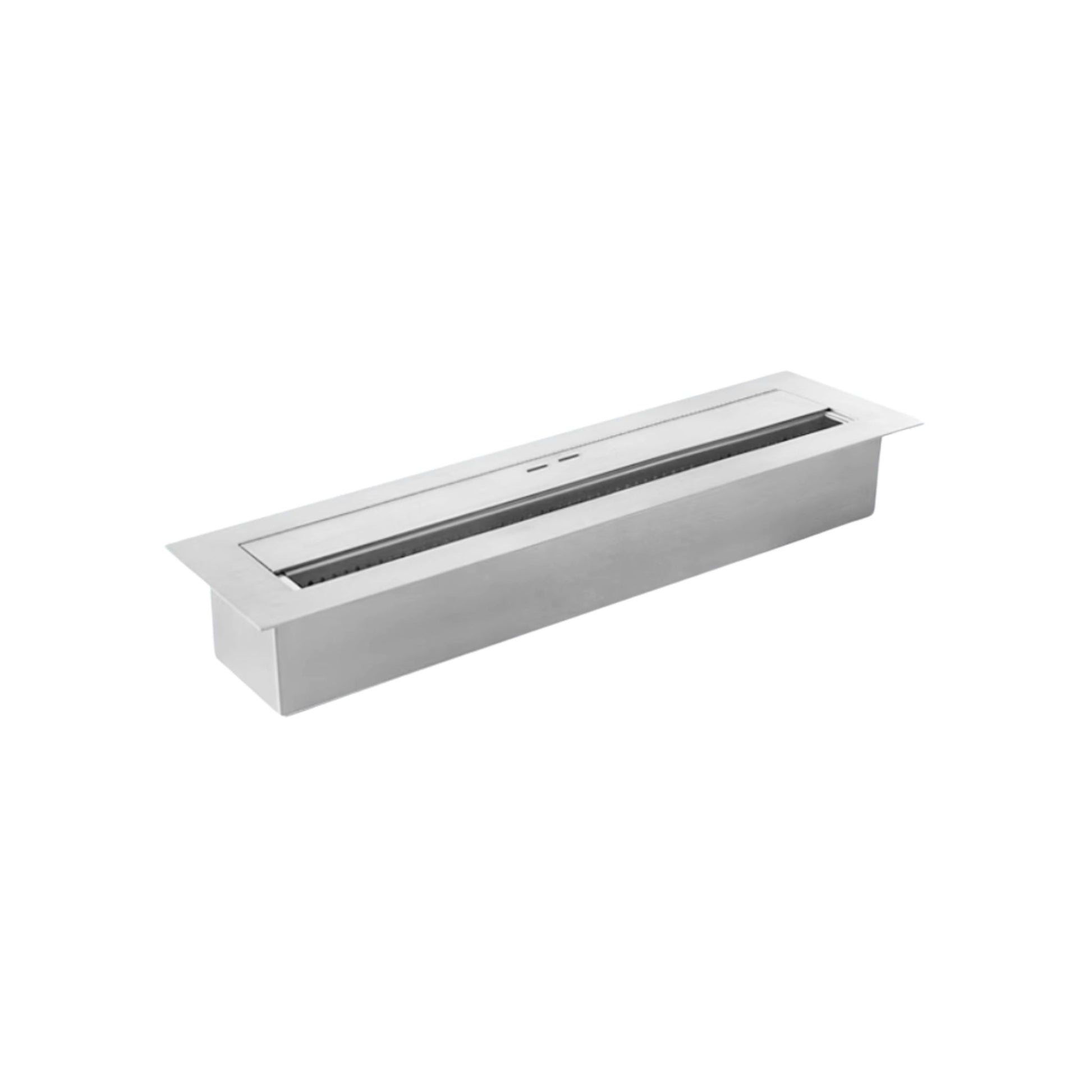 60cm Silver Ethanol Burner