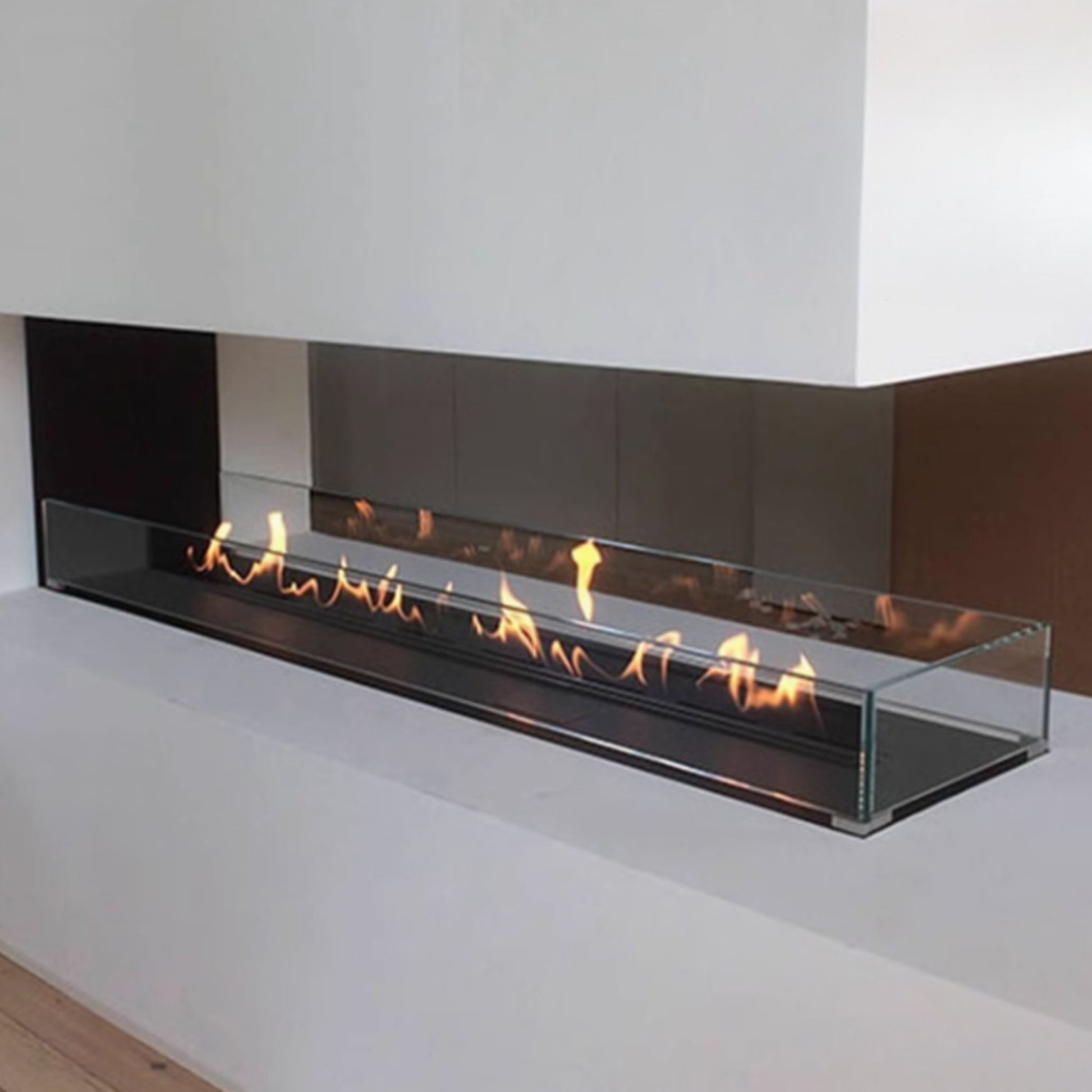 80cm Silver Ethanol Burner