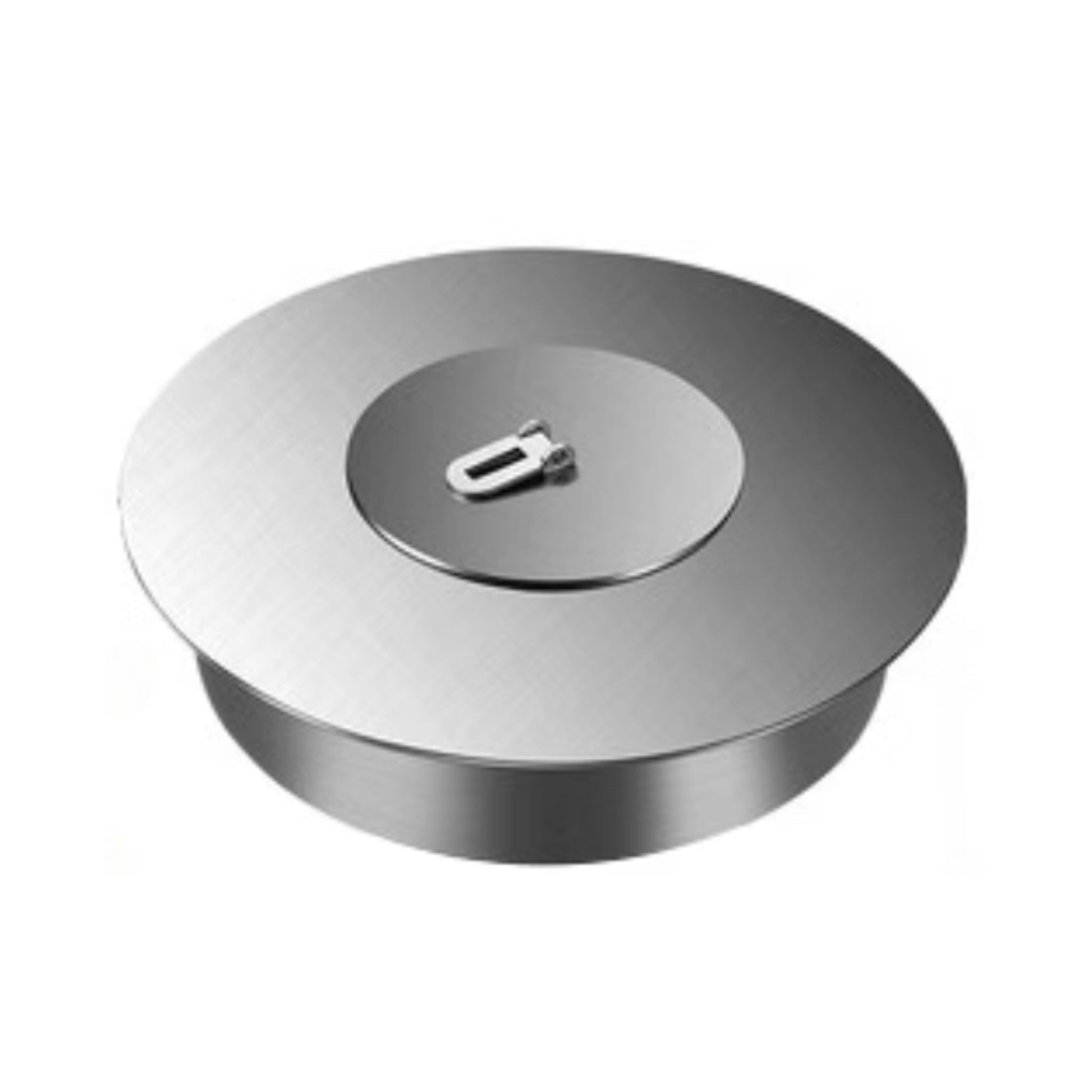 60cm Round Silver Ethanol Burner