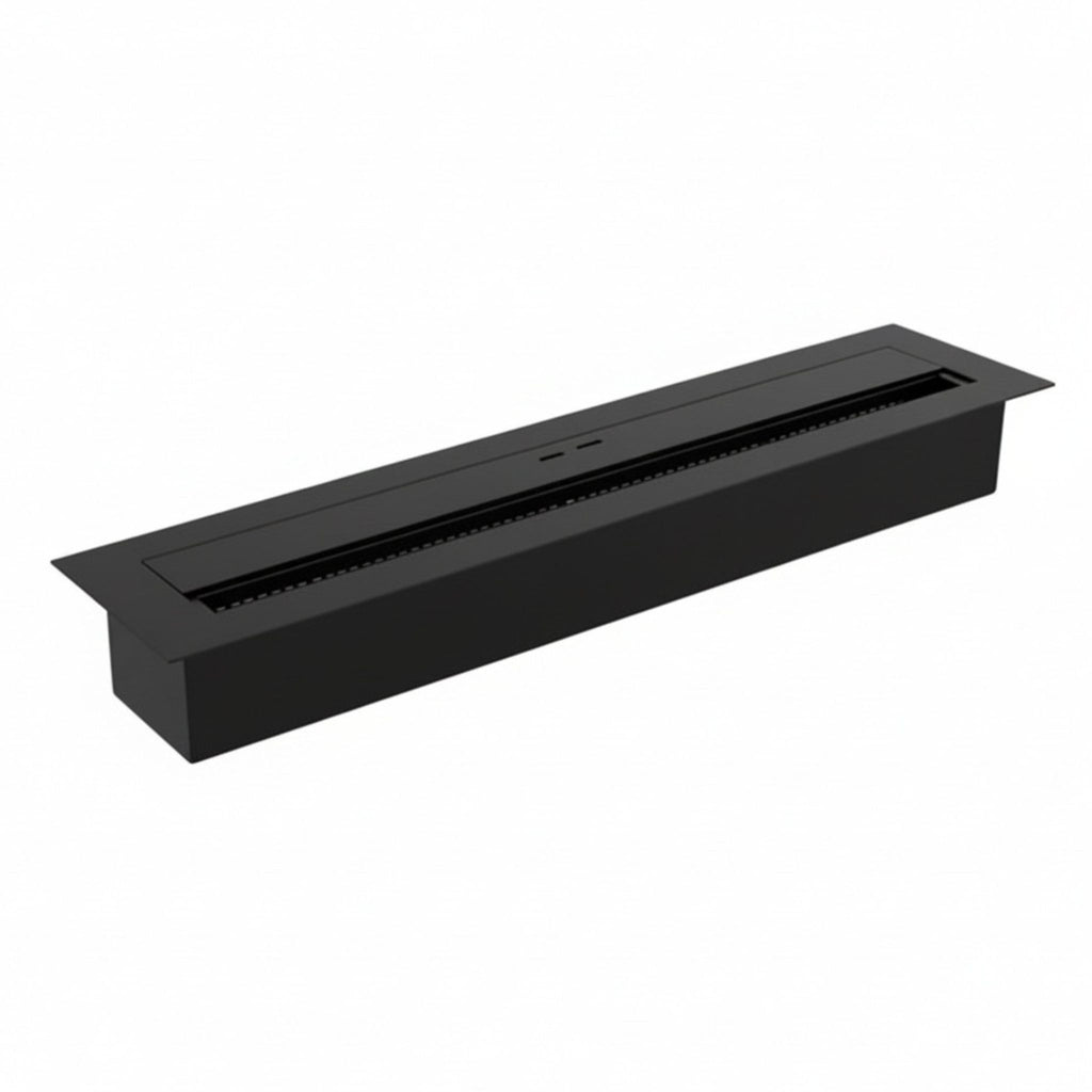 1.8m Black Ethanol Burner