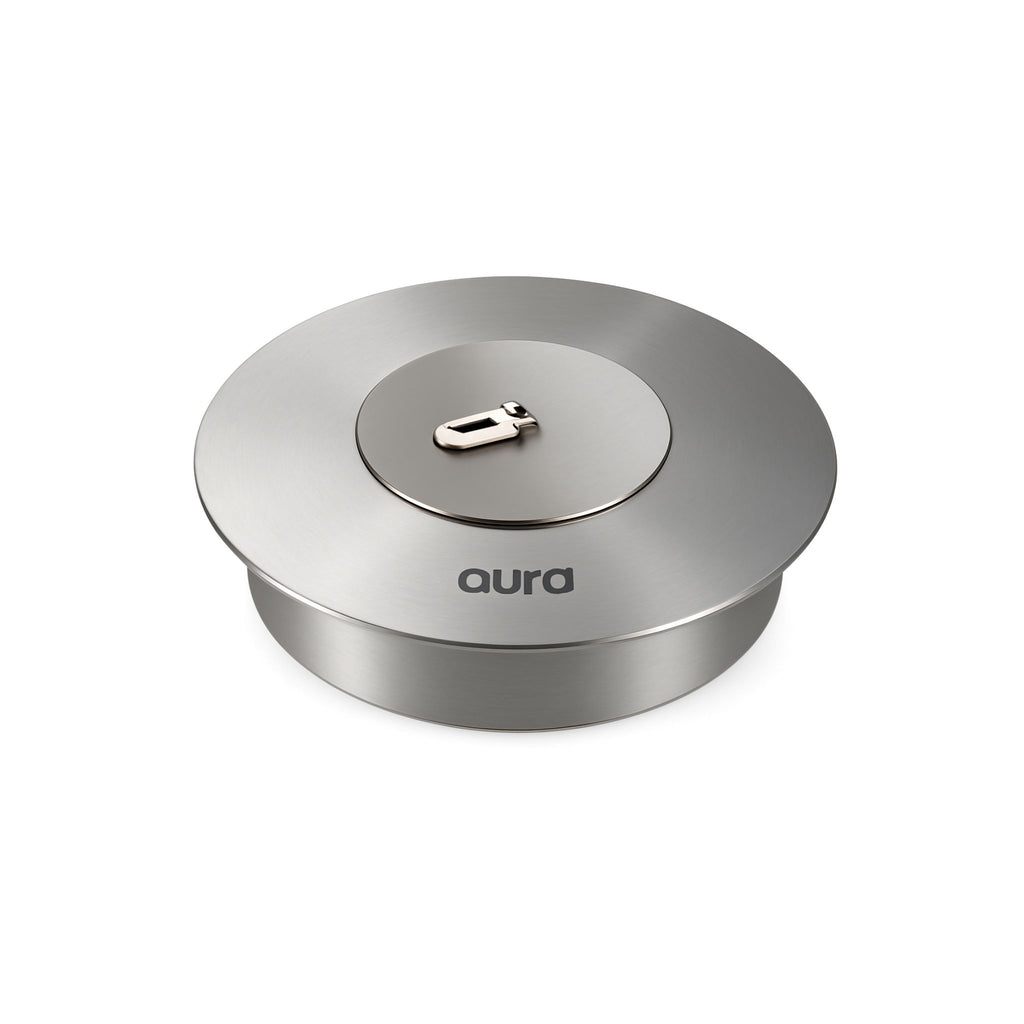 35cm Round Silver Ethanol Burner