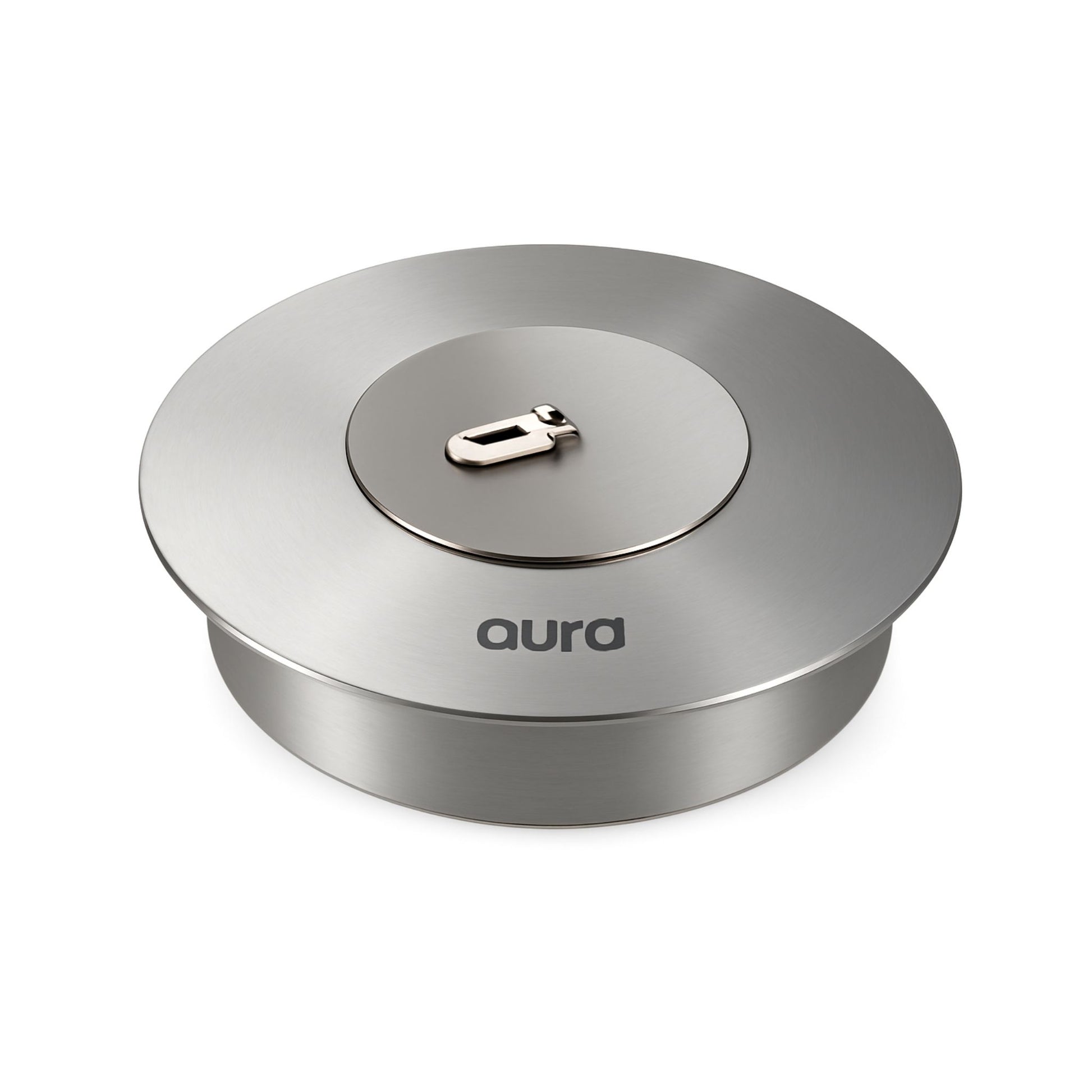60cm Round Silver Ethanol Burner