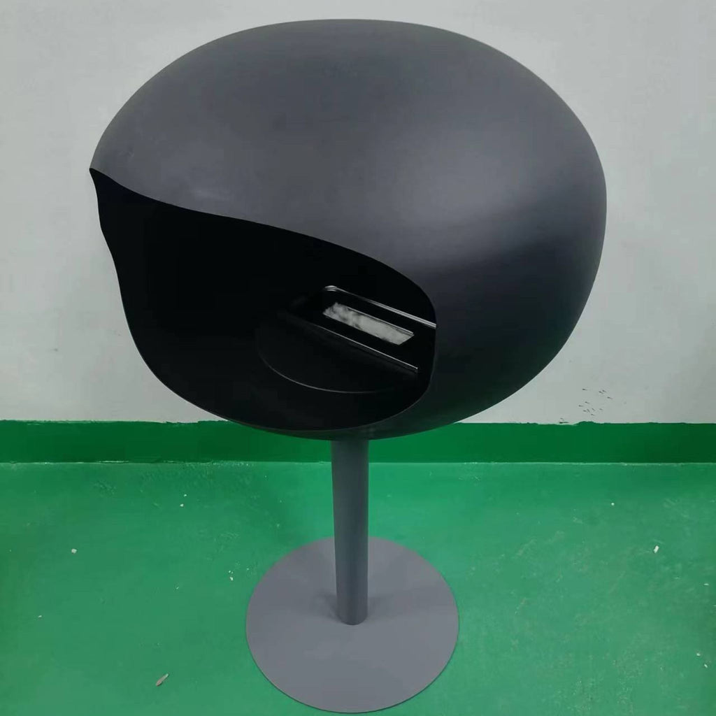 Black Arlo Freestanding Fireplace