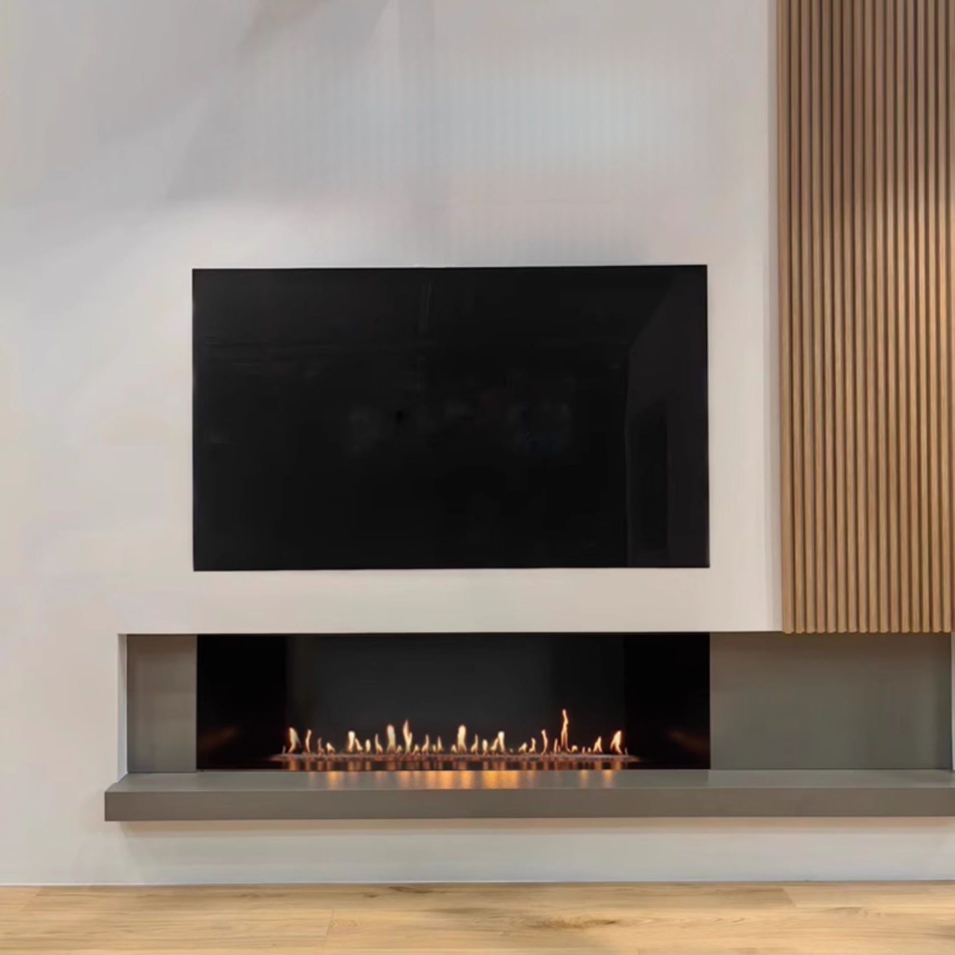 0.8m Front-View Fireplace Insert