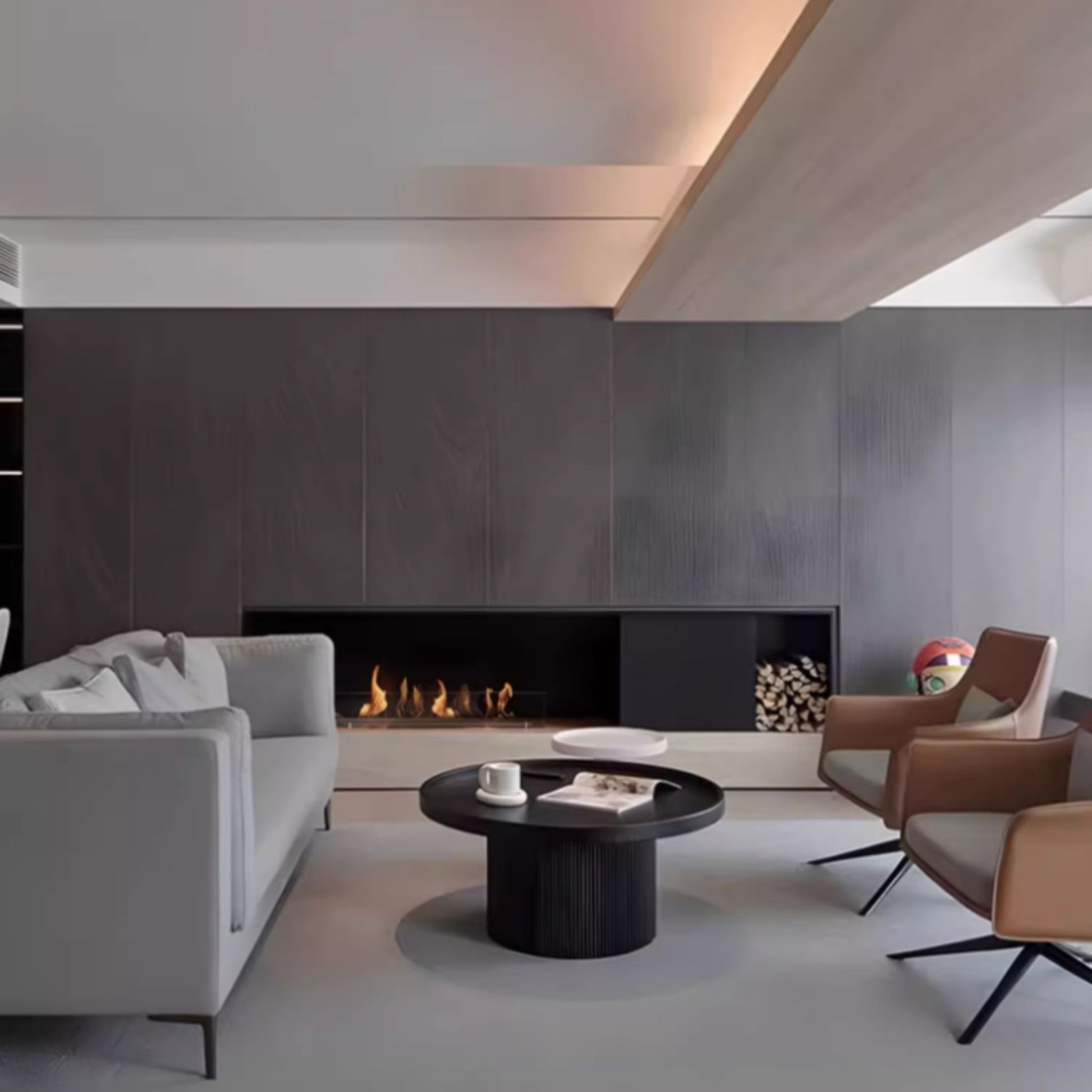 0.8m Front-View Fireplace Insert