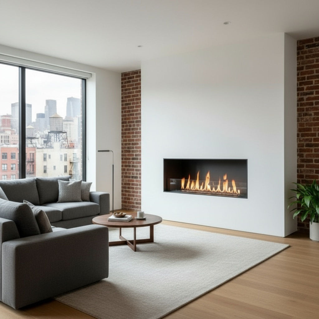 1.7m Front-View Fireplace Insert