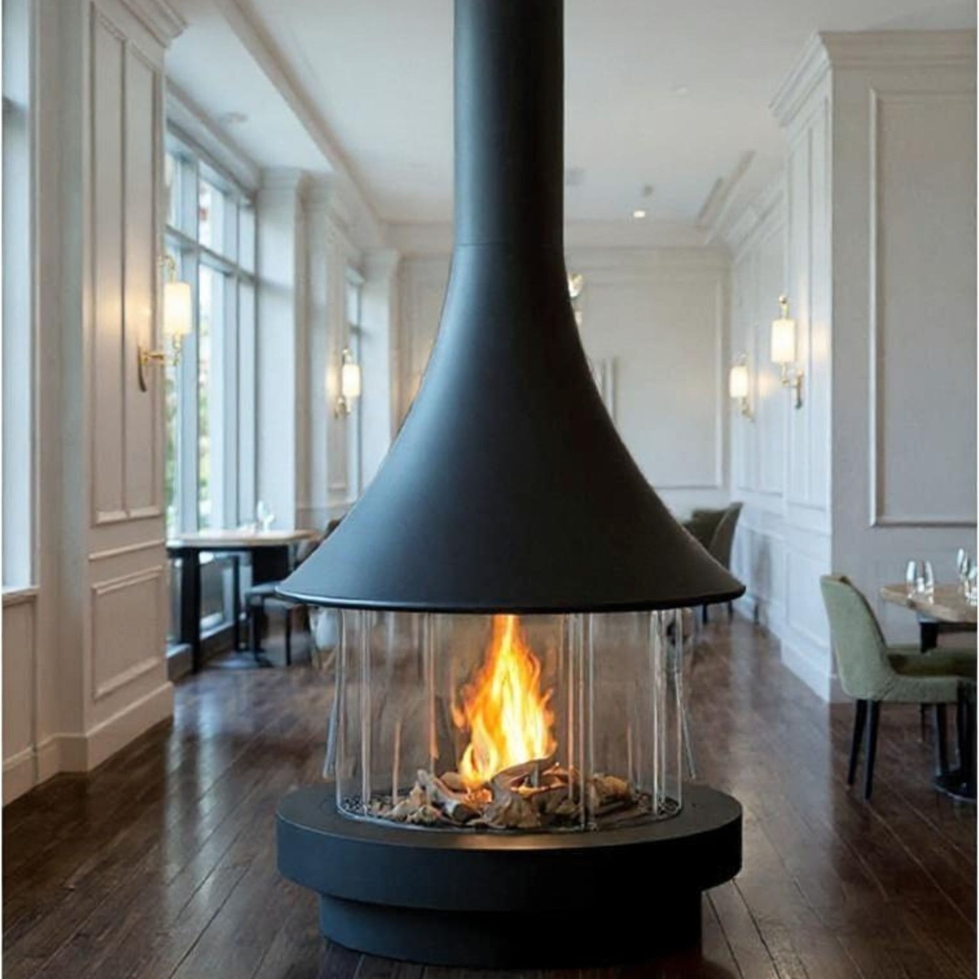 Omega Hanging Fireplace