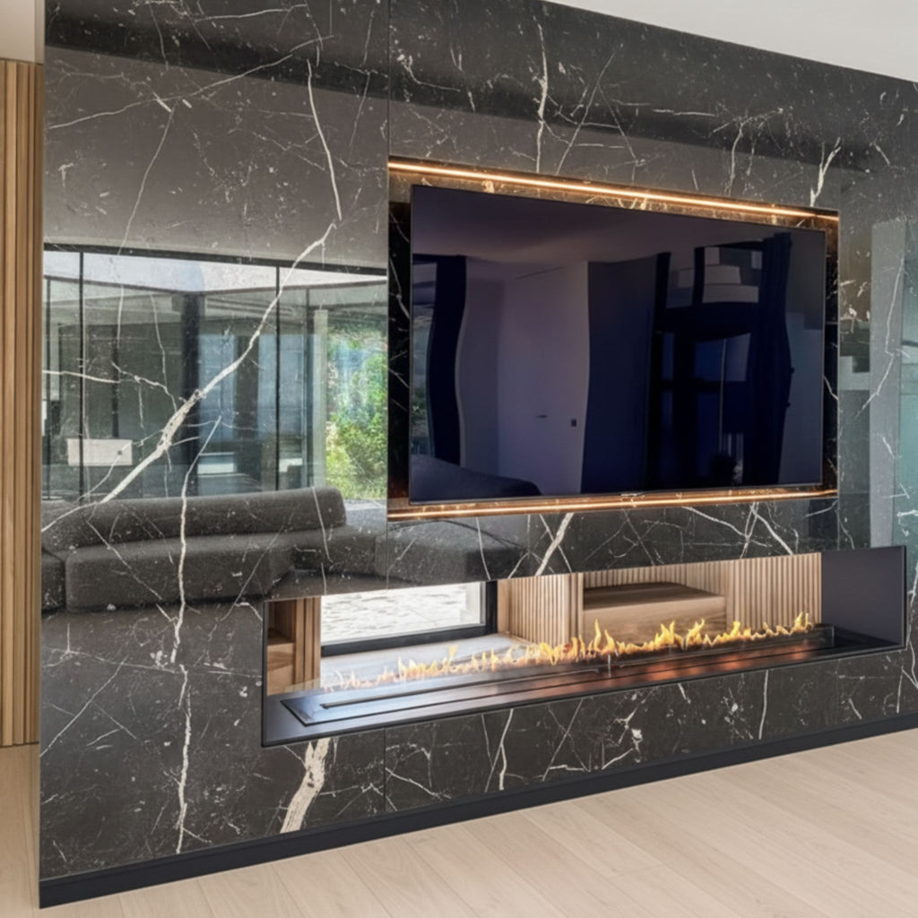 Double-sided Tunnel-View Fireplace Insert