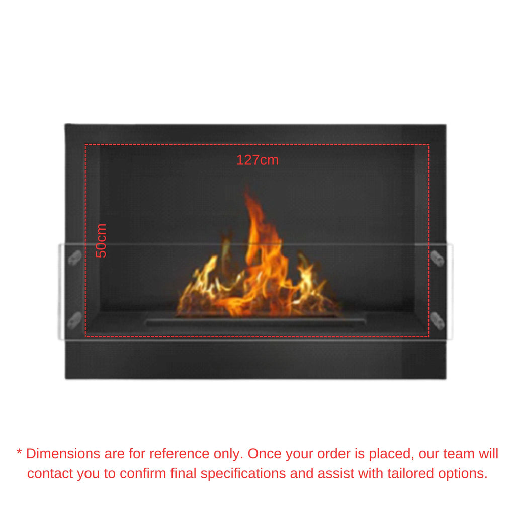 1.2m Front-View Fireplace Insert