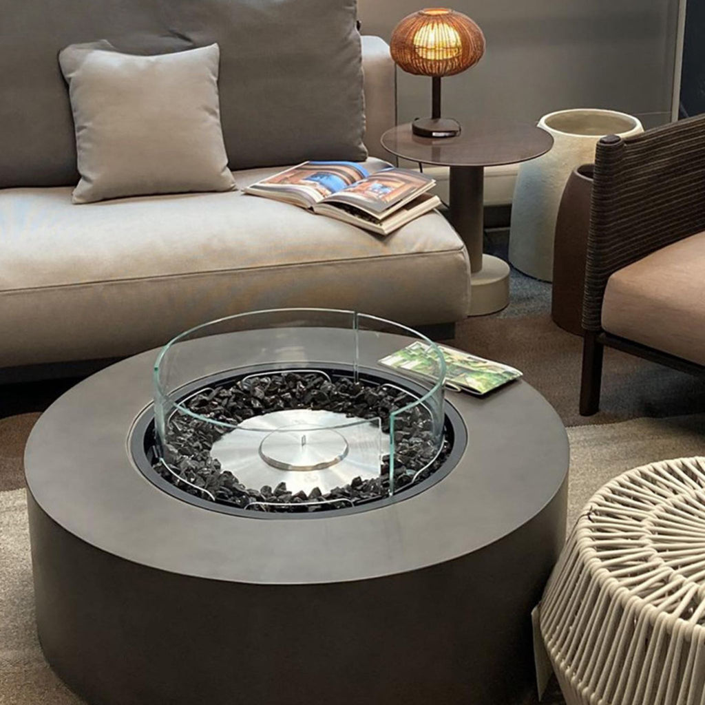1m Oslo Fire Table Beige