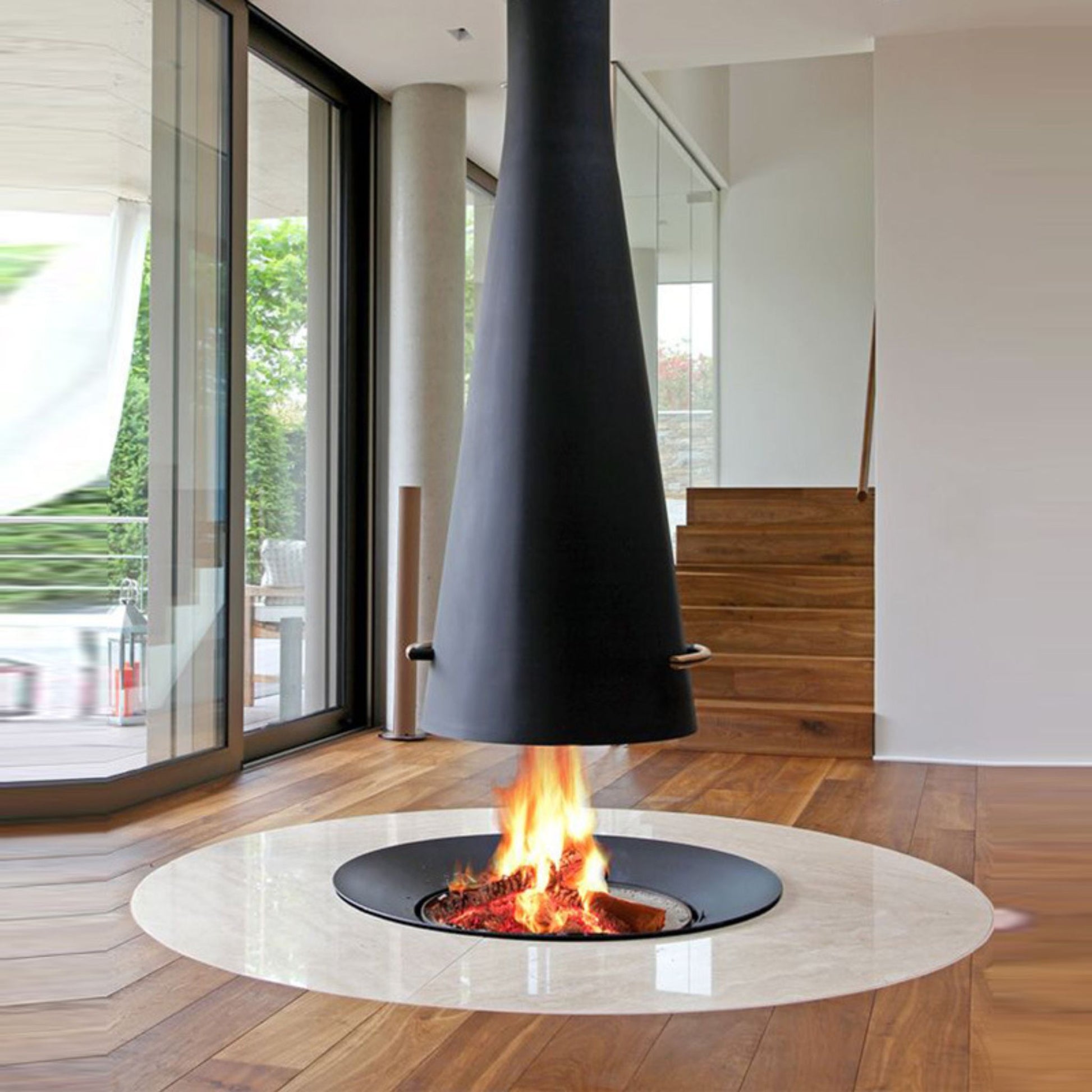 Zali Hanging Fireplace